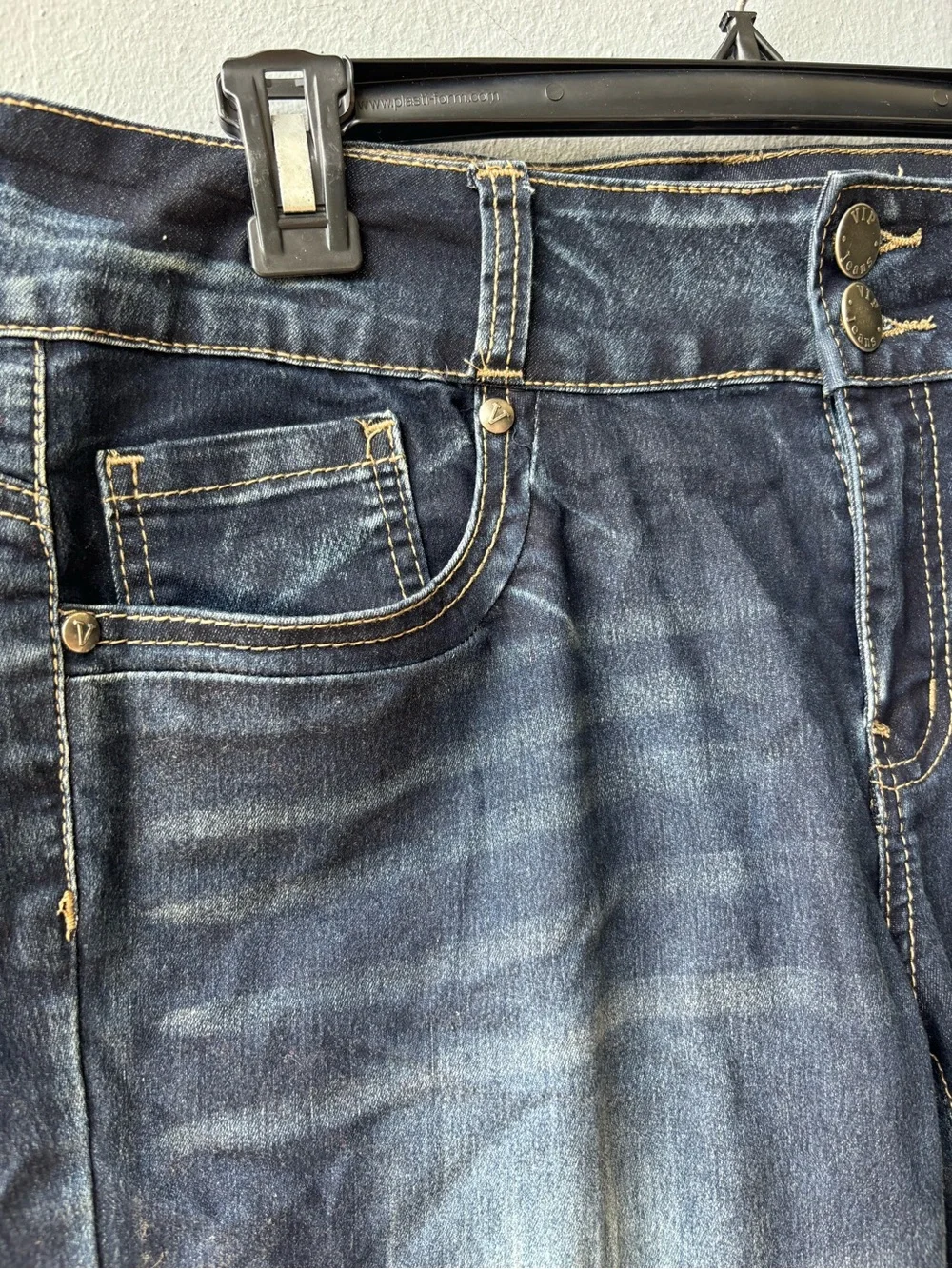 VIP Women’s Skinny Jeans - Dark Blue Wash